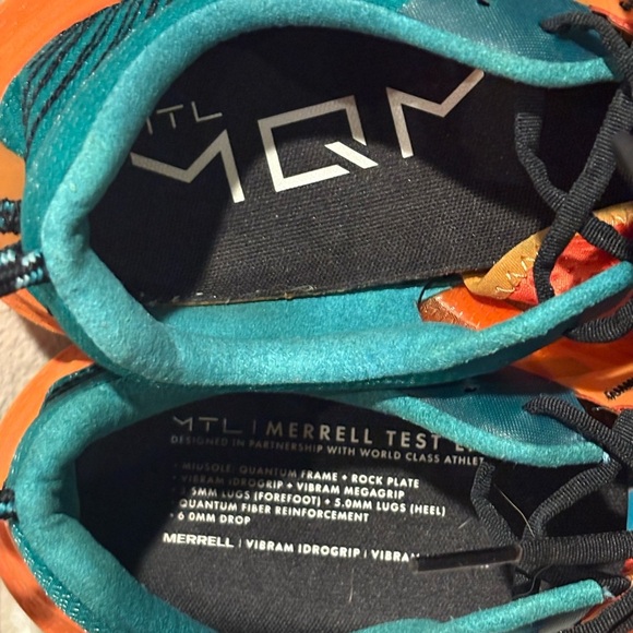 Merrell MTL MQM Mens Sneakers US 7.5 Tangerine Mineral Hiking Shoes J067155 - Picture 11 of 12